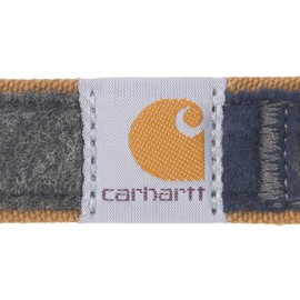 Carhartt Nylon Duck Dog Collar, Fully Adjustable Durable 2-Ply Cordura Nylon Canvas Collars for Dogs, Blanket Stripe, Medium