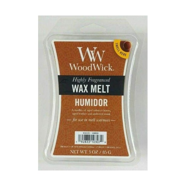 WoodWick Wax Melt Humidor 3 oz