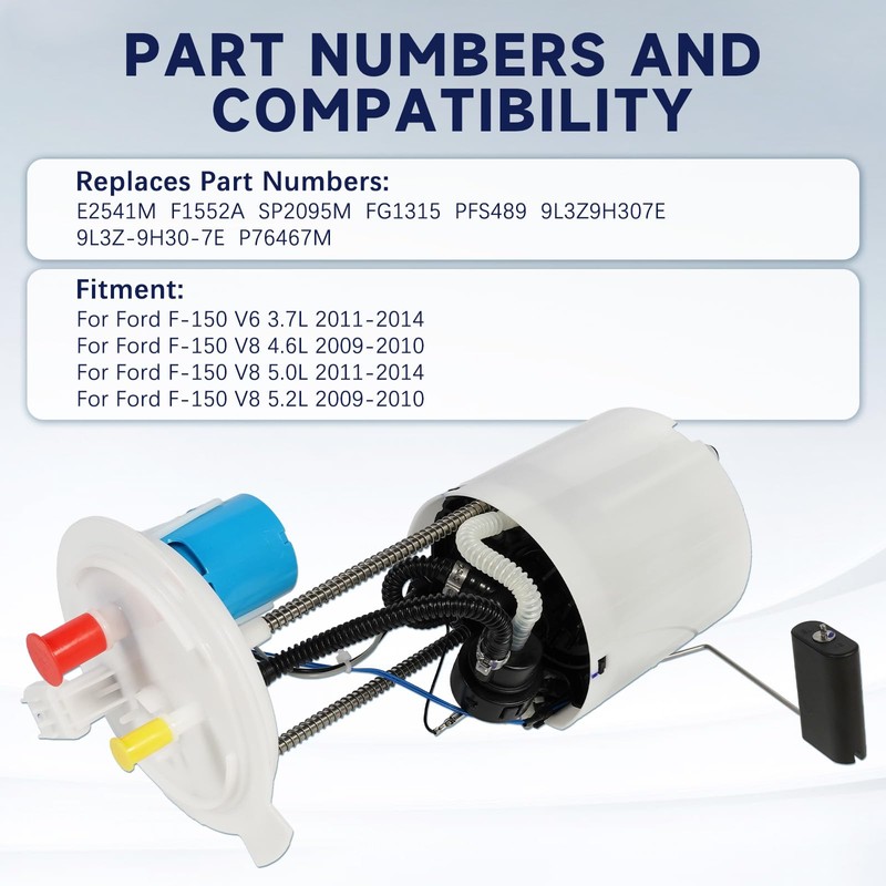 Fuel Pump Module Assembly - Compatible with Ford F-150 V6