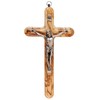 CBC Real Olive Wood Crucifix 20 cm
