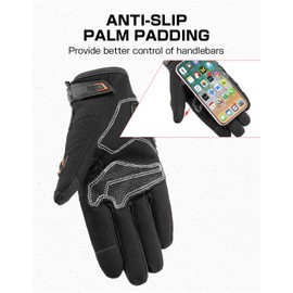 KEMIMOTO KEMIMOTO Motorbike Gloves Men Women, Touchscreen Motorcycle Gloves, Summer Breathable Motorbike Gloves for Motocross, MTB Riding, Road Racing, Climbing