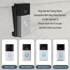 AMTHKNO Video Doorbell Vinyl Siding Mounting/Adapter Angle Adjustment Plate W/Hardware,