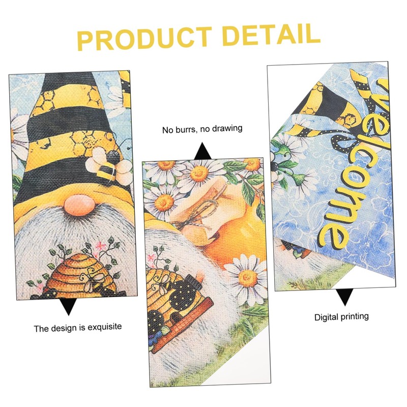 Mipcase 1pc Garden Flag Summer Printed Outdoor Decorative Hanging Flag
