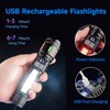 YLUIQDZL Rechargeable Flashlights High Lumens,5 Modes Super Bright Flashlight with