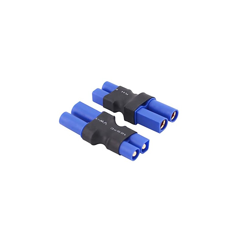 rflaueo 4pcs EC3 to EC5 Male Female RC Connector Adapter(E37-4)
