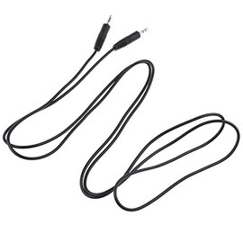 SLLEA 6ft Black Premium 3.5mm Audio Cable AUX Line-in Cord for Memorex Portable Clock Radio Speaker Dock