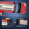 Nilight LED Light Bar 12Inch Triple Row Spot Flood Combo
