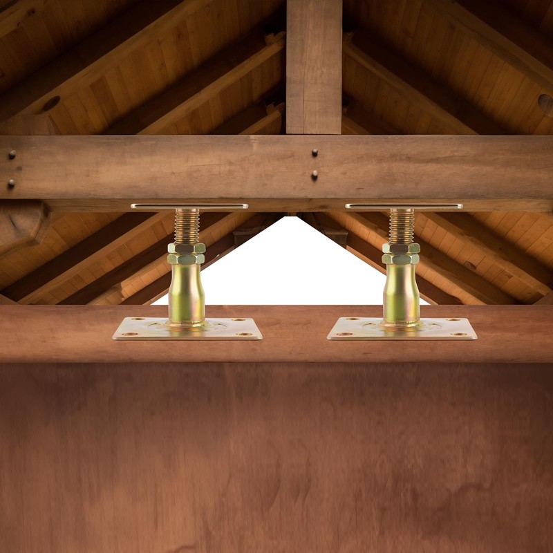 4 Pack Adjustable Floor Jack,Mini Screw Jack,Post Floor Joist Jacks,Adjustable