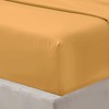 Oxford Homeware Ochre Double Fitted Sheet -100% Brushed Microfibre 1800