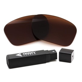 IKON LENSES Polarized Replacement Lenses For Maui Jim Black Coral MJ249 Sunglasses (Brown)