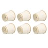 6PCS Set Small Lamp Shade Modern Style Cloth Clip On