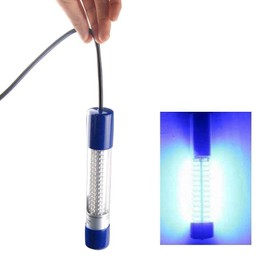 AGOOL LED Underwater Fishing Light 1000 Lumens 180 LED 8W 12V Submersible Fishing Bait Finder Night Fishing Light Deep Drop Light Boat Decorative Light for Shrimp Squid and Fish Crowds