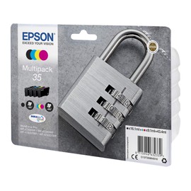 Original Printer Cartridges for Epson Workforce Pro WF-4720, WF-4725, WF-4730, WF-4740 with Ballpoint Pen (Multipack)