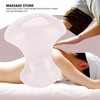 Pwshymi Massage Crystal Stone Natural Rose Quartz Crystal Massage Stone