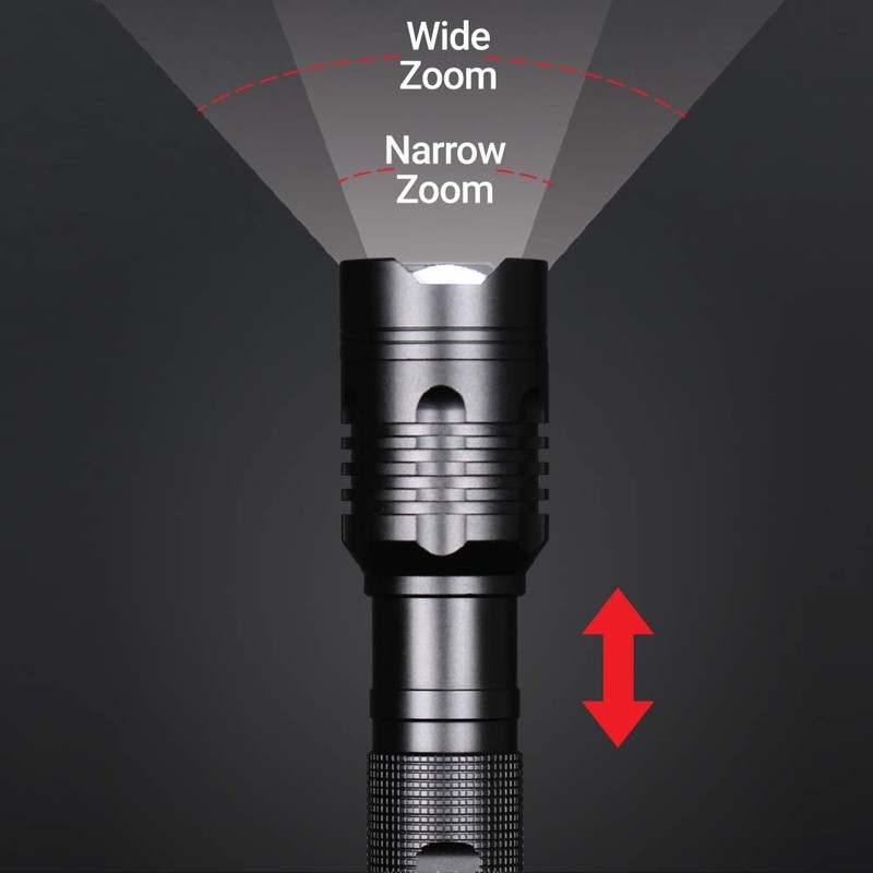 Feit Electric LED Tactical Flashlight - Aluminum Alloy - Zoomable