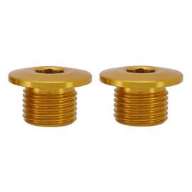 BAOUFF M16x1.5 Front Fork Axle Nut for Surron,Front Wheel Axle Nuts Screws for Electric Dirt Bike Sur Ron Light Bee S/Light Bee X/Talaria Sting L1E/X160/X260 - Gold