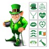 Womaha 30 Sheets St. Patrick's Day Temporary Tattoos for Women
