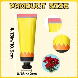 Denylo pro 12 Sets Teacher Appreciation Gifts Hand Cream Hand Lotion With Thank You Cards Organza Bags Inspirational Gifts for Women Girls Teacher's Day Graduation Festival Supplies