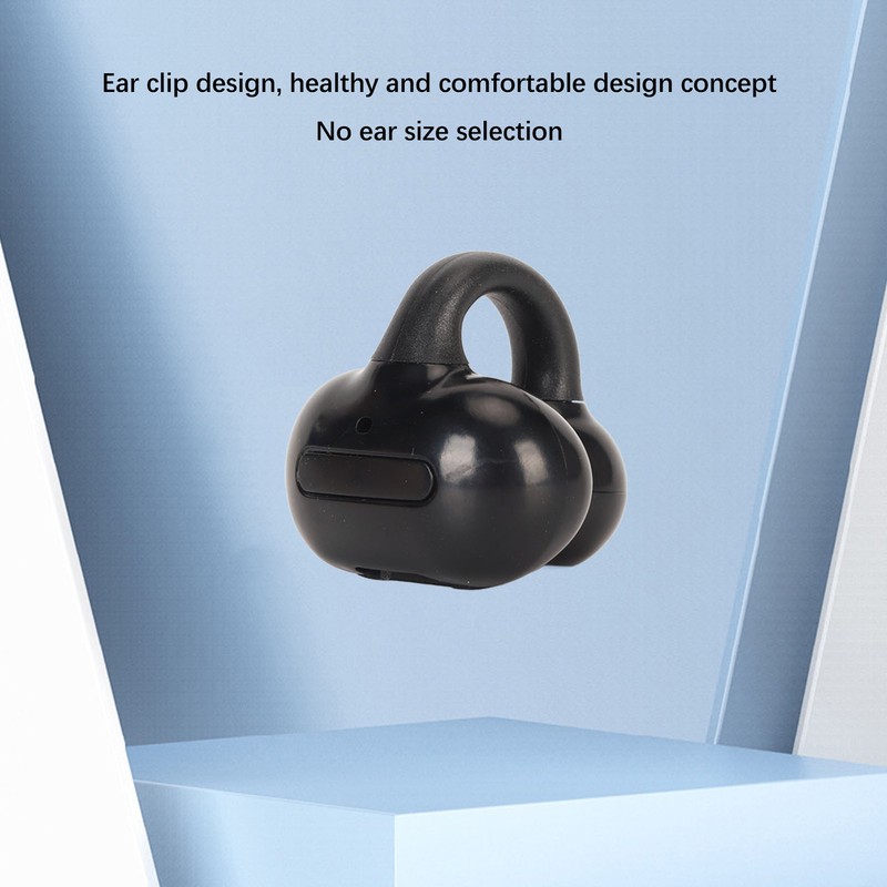 Clip On Wireless Earphone Bluetooth 5.3 Stereo Single Ear Open
