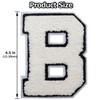 Iron on Letter Patch 3Pcs Varsity Letter Patches 4.5 inch