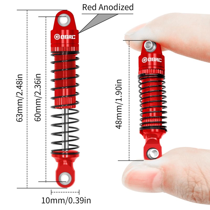 OGRC 59mm Shocks Absorber Oil Threaded Damper Threaded Shock Absorber