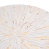 PEMAR 12.6” Handcrafted Mother of Pearl/Capiz Shell Lazy Susan–Rotating Centerpiece