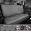 CAR PASS Faux Leather Car Seat Covers, 3D Tyre Embossed
