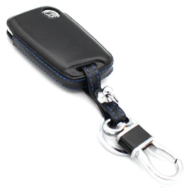 Finest Folia Leder Schlssel Hlle VD (Nur Keyless Go) von Finest-Folia GmbH (Schwarz Blau)