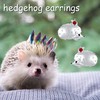 CUPENDA Hedgehog Earrings Sterling Silver Hedgehog Stud Earrings Farm Animal