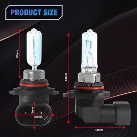 SHENKENUO For Corvette C5 1997-04 Combo 9005+9006 4X Halogen Headlight Bulbs High Low Beam