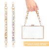 PandaHall 2 Strands Acrylic Bag Chain 30.8 cm Short Bag