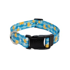 Country Brook Petz - Deluxe Just Ducky Dog Collar - Made in The U.S.A. - Critter Corner Collection Featuring Creature Themed Designs (1 Inch, Extra Large)