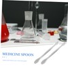 CHILDWEET 10pcs Measuring Spoons Double Headed Experiment Spoons for Laboratory