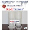 Reditainer Extreme Freeze Deli Food Containers with Lids, 8-Ounce, 40-Pack