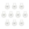 PATIKIL Plastic Cord Lock, 10 Pack Single Hole Toggle Stopper
