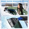 AUTOXBERT 2Pcs Ice Scraper Universal for Auto Cars Small Trucks