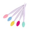 10pcs Silicone Scrub Lip Brush, Double Side Lip Exfoliating, Nose