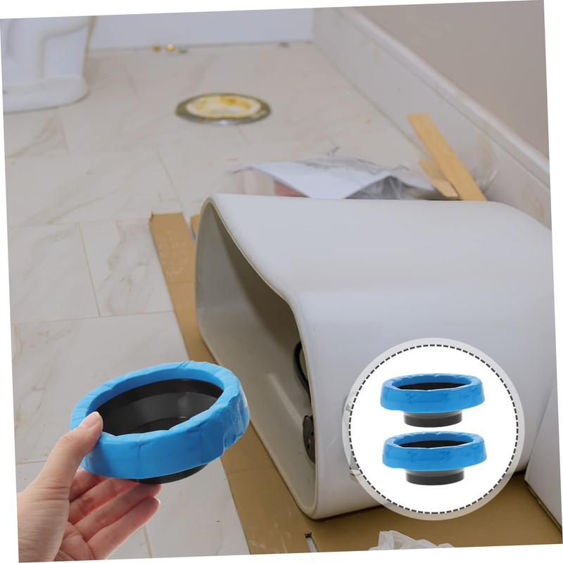 OSALADI 2pcs Toilet Seal Ring Wax Ring Gasket for Toilet