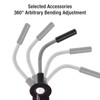 Baby Stroller Umbrella with 360 Degree Adjustable Clamp UV Protection