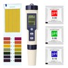 5 in 1 Professional Multi-parameter Combo Testing Meter PH/EC/TDS/Salinity/Thermometer Digital