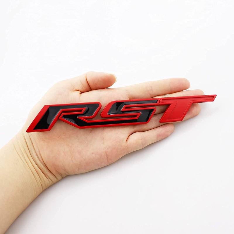 Set 4pack OEM Three Tahoe Plus RST Tailgate Emblems 3D