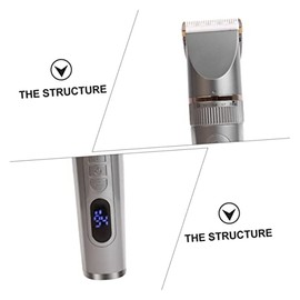 Cordless Rechargeable Hair Clipper with Speed Trimmer for Men Low Noise Electric Beard and Hair Grooming Tool Blades with Oil Maintenance for Home Haircuts and Beginners