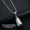Jvuouxy Guardian Angel Motorcycle Bell Lucky Bells Drive Safe Pendant
