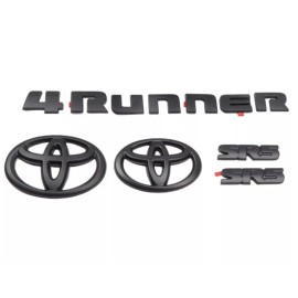 Toyota OVERLAY For 2014-2023 TOYOTA 4RUNNER MATTE BLACKOUT EMBLEM OVERLAY KIT SR5