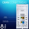 Slim Company Toma De Computo Rj45 Cat 6 Ethernet utp 8 hilos Informática