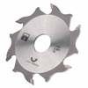 Fafeicy Carbide Biscuit Joiner Blade 100mm 4-Inch 8 Teeth 18000rpm