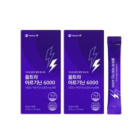 Innerset Ultra Arginine 6000, 350g, 2 pieces / 이너셋 울트라 아르기닌 6000, 350g, 2개