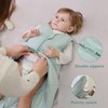 Mosebears Sleep Sack Baby Winter Wearable Blanket with 2-Way Zipper,2.5