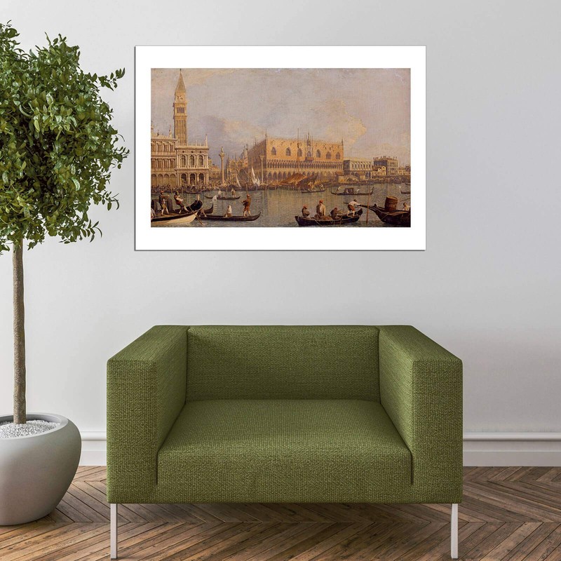 Spiffing Prints Canaletto - Veduta del Palazzo Ducale di Venezia