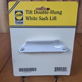 Pella NOS Pella ProLine Tilt Double Hung White Window Sash Lift Handle Sealed